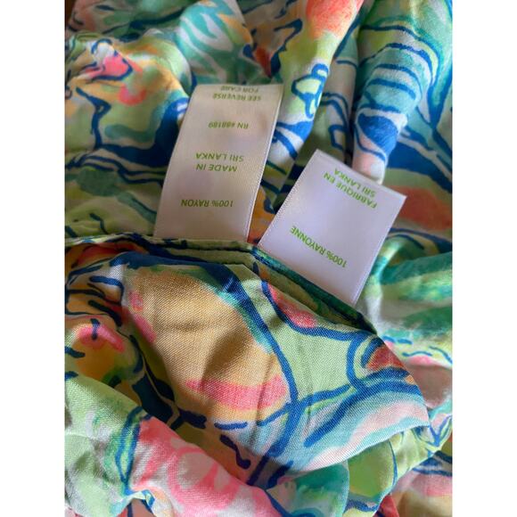 Lilly Pulitzer Esme Cover Up Tunic Dress Bennet Blue Surf Gypsea, Small, NWT - Picture 9 of 9